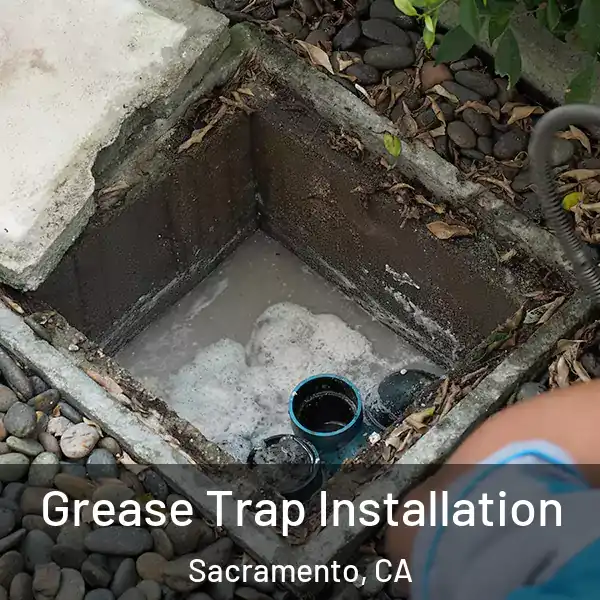  Grease Trap Installation Sacramento, CA