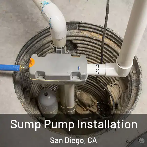  Sump Pump Installation San Diego, CA