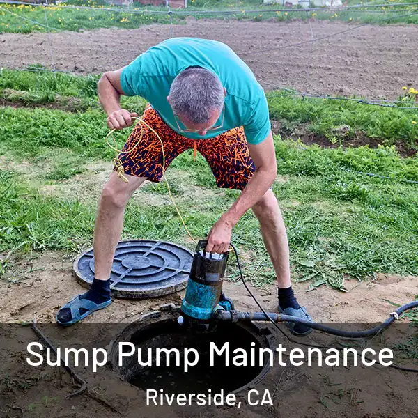  Sump Pump Maintenance Riverside, CA